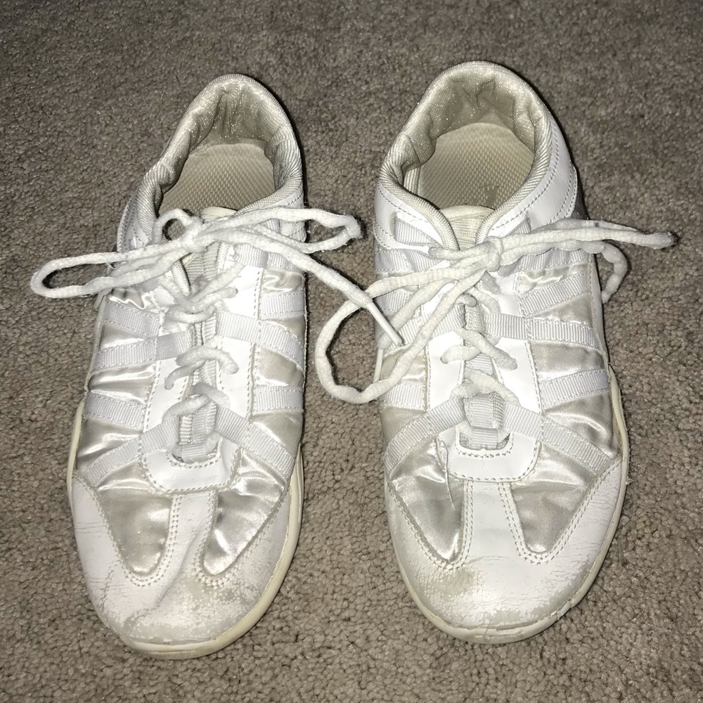 White NFINITY Size 8.5 Cheer Shoes